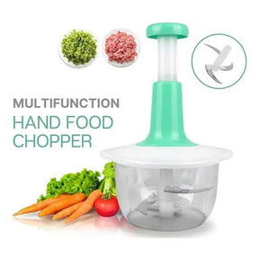 MANUAL HAND PUSH CHOPPER | MULTI-FUNTIONAL VEGETABLE MEAT GRINDER GRATER, CHOPPER (RANDOM COLOR)